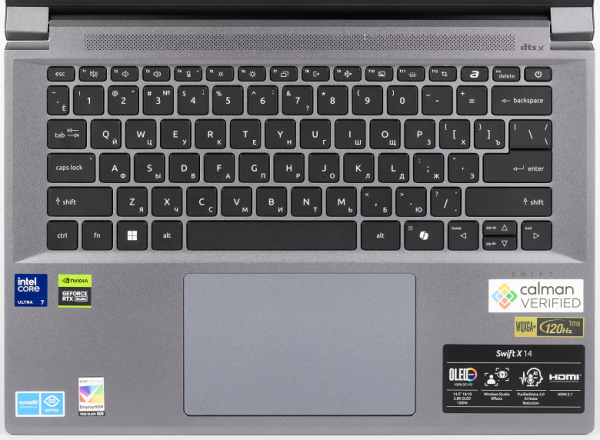 Обзор портативной рабочей станции Acer Swift X 14 (SFX14-72G-72DH) Обзор портативной рабочей станции Acer Swift X 14 (SFX14-72G-72DH)