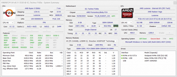 Обзор ноутбука для начинающих OSiO FocusLine F160a на базе AMD Ryzen 5 5500U